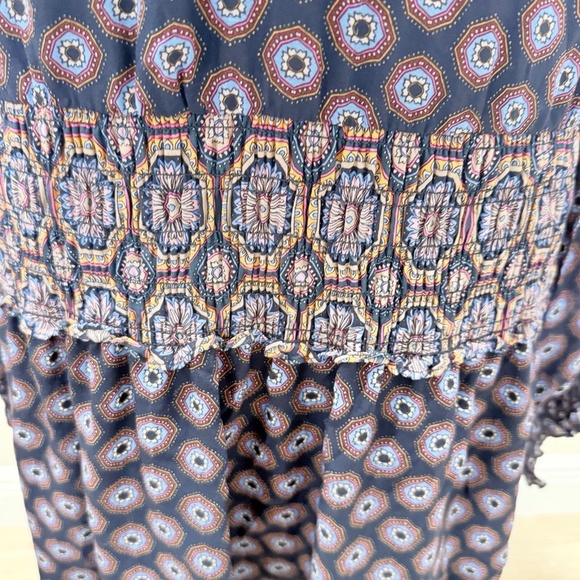 Ramy Brook New York Long Sleeve Sheer Lined Blouson Mini Dress; Size Small - Picture 7 of 9